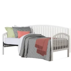 Twin Carolina Daybed With Suspension Deck White - Hillsdale Furniture