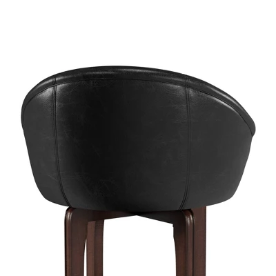 25" Dartford Swivel Counter Height Barstool Brown/Black - Hillsdale Furniture 11 25" Dartford Swivel Counter Height Barstool Brown/Black - Hillsdale Furniture - Image 9