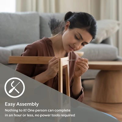 Queen Crestwood Upholstered Chevron Pleated Platform Bed With 2 Dual USB Ports Gray - Hillsdale Furniture 6 Queen Crestwood Upholstered Chevron Pleated Platform Bed With 2 Dual USB Ports Gray - Hillsdale Furniture - Image 4