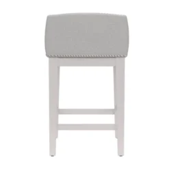 Set Of 2 26" Bronn Non Swivel Counter Height Barstools White /Silver - Hillsdale Furniture 19 Set Of 2 26" Bronn Non Swivel Counter Height Barstools White /Silver - Hillsdale Furniture -Hillsdale Furniture GUEST 082aedde 2884 4667 bb80 550b3a7c1b70
