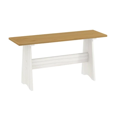 Cottonwood Wood L - Shaped Dining Nook White/Honey - Hillsdale Furniture 7 Cottonwood Wood L - Shaped Dining Nook White/Honey - Hillsdale Furniture - Image 5