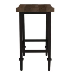 Set Of 2 Trevino Backless Non Swivel Counter Height Barstool Brown/Copper Metal - Hillsdale Furniture -Hillsdale Furniture GUEST 0957d659 3408 4eed b9cd fc740eecf570