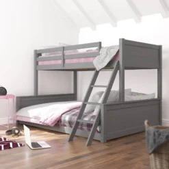 Twin Over Full Capri Wood Bunk Bed Gray - Hillsdale Furniture -Hillsdale Furniture GUEST 0a7857c9 d65f 4ff6 8655 89493961b5b0