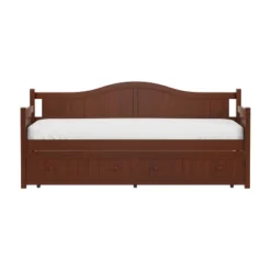 Staci Wood Daybed With Trundle Twin - Cherry - Hillsdale Furniture -Hillsdale Furniture GUEST 10c298dd c7f3 4bfa ab37 c0385965036e
