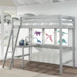 Kids' Twin Caspian Study Loft Gray - Hillsdale Furniture 23 Kids' Twin Caspian Study Loft Gray - Hillsdale Furniture -Hillsdale Furniture GUEST 1190283d 356a 4f1a b3f3 60940b0ae986
