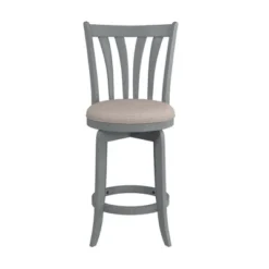 25.75" Savana Swivel Counter Height Barstool Blue (Wirebrush)/Cream - Hillsdale Furniture -Hillsdale Furniture GUEST 13975e09 7af4 4278 86ab d3833d24d444