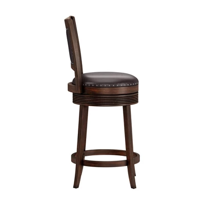 Lockefield Wood Swivel Counter Height Barstool - Hillsdale Furniture 6 Lockefield Wood Swivel Counter Height Barstool - Hillsdale Furniture - Image 4