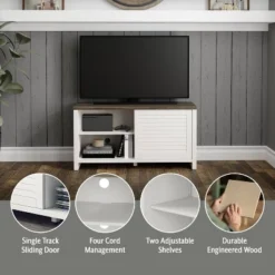 47" Handerson Wood TV Stand For TVs Up To 52" - Hillsdale Furniture 24 47" Handerson Wood TV Stand For TVs Up To 52" - Hillsdale Furniture -Hillsdale Furniture GUEST 1495430b f549 43e7 8865 3eca3bb31c4b