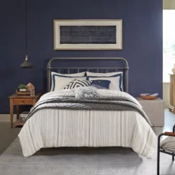 Full/Queen Kirkland Metal Headboard With Frame Aged Pewter - Hillsdale Furniture