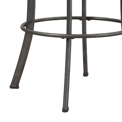 Bridgetown Metal Bar Height Swivel Stool Pewter - Hillsdale Furniture 10 Bridgetown Metal Bar Height Swivel Stool Pewter - Hillsdale Furniture - Image 8