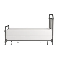 Queen Kirkland Metal Bed Aged Pewter - Hillsdale Furniture -Hillsdale Furniture GUEST 1aea6f05 74f7 401d 81c8 e0e32c5ca308