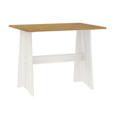 Cottonwood Wood L - Shaped Dining Nook White/Honey - Hillsdale Furniture 6 Cottonwood Wood L - Shaped Dining Nook White/Honey - Hillsdale Furniture - Image 4