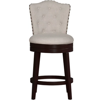 Edenwood Swivel Counter Height Barstool Cream - Hillsdale Furniture 4 Edenwood Swivel Counter Height Barstool Cream - Hillsdale Furniture - Image 2