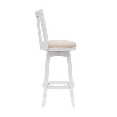 30" Savana Wood Bar Height Swivel Stool White - Hillsdale Furniture 6 30" Savana Wood Bar Height Swivel Stool White - Hillsdale Furniture - Image 4