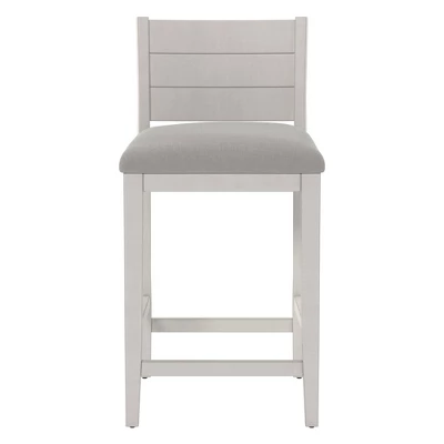 Fowler Wood Counter Height Barstool Sea White - Hillsdale Furniture 5 Fowler Wood Counter Height Barstool Sea White - Hillsdale Furniture - Image 3