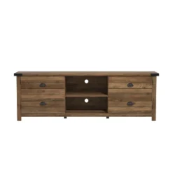 70" Prestwick Gaming Ready Wood TV Stand With 2 Doors And Shelves For TVs Up To 78" Knotty Oak Top - Hillsdale Furniture -Hillsdale Furniture GUEST 1f4fe3c8 8551 49bf 81ea 8b1fc37a6fcf