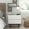 Kincaid Wood 2 Drawer Nightstand Matte White - Hillsdale Furniture -Hillsdale Furniture GUEST 1fe215de e05a 42bc a0ee fa363668d6a2