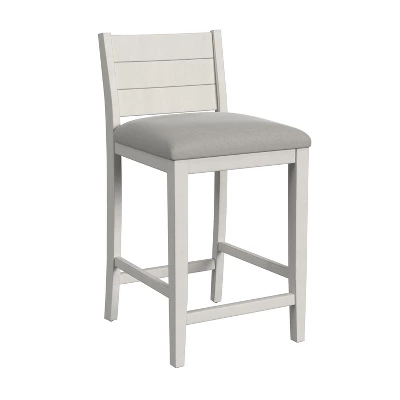 Fowler Wood Counter Height Barstool Sea White - Hillsdale Furniture 8 Fowler Wood Counter Height Barstool Sea White - Hillsdale Furniture - Image 6