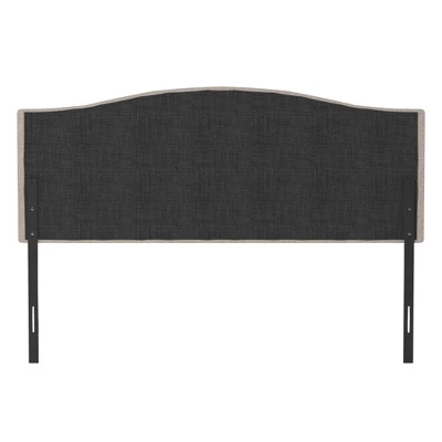 Full/Queen Provence Upholstered Arch Adjustable Tufted Headboard Linen Fabric - Hillsdale Furniture -Hillsdale Furniture GUEST 217e663a ac24 4e6d 849d 63819e744a59
