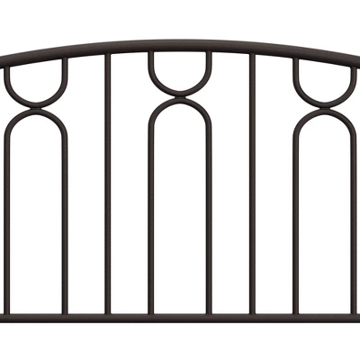 Full/Queen Riverbrooke Metal Arch Scallop Headboard Bronze - Hillsdale Furniture 10 Full/Queen Riverbrooke Metal Arch Scallop Headboard Bronze - Hillsdale Furniture - Image 8