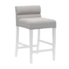 27" Desco Wood Upholstered Counter Height Barstool White - Hillsdale Furniture 1 27" Desco Wood Upholstered Counter Height Barstool White - Hillsdale Furniture -Hillsdale Furniture GUEST 2c2a42c0 7804 4fe6 9402 3202f5c8461c