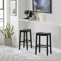 30" Fiddler Wood Backless Counter Height Barstool Black - Hillsdale Furniture 15 30" Fiddler Wood Backless Counter Height Barstool Black - Hillsdale Furniture -Hillsdale Furniture GUEST 2c3b7f62 2c17 475f 8ebb 8d3bf2fea346
