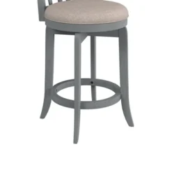 25.75" Savana Swivel Counter Height Barstool Blue (Wirebrush)/Cream - Hillsdale Furniture -Hillsdale Furniture GUEST 2d720541 f6a1 4e6c bcbb 0e07878a53dc