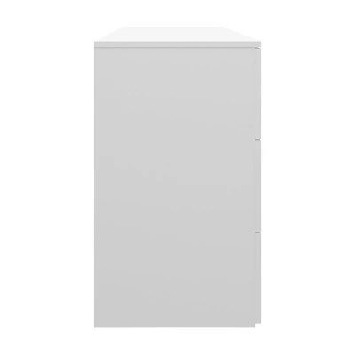 Delmar Wood 6 Drawer Dresser Matte White - Hillsdale Furniture 9 Delmar Wood 6 Drawer Dresser Matte White - Hillsdale Furniture - Image 7