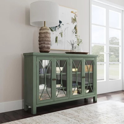 Bayside Four (4) Door Cabinet Robin Egg Blue - Hillsdale Furniture 18 Bayside Four (4) Door Cabinet Robin Egg Blue - Hillsdale Furniture - Image 16