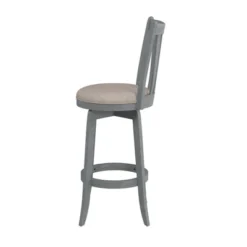 30" Savana Swivel Height Barstool Blue Wirebrush/Cream - Hillsdale Furniture -Hillsdale Furniture GUEST 2f97b5f9 2c4c 46e6 949f 2d9506b26253