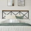 Ashford Metal Headboard Textured Black With Oak Finished Wood - Hillsdale Furniture -Hillsdale Furniture GUEST 2f9de5b0 d7ce 424d bd90 f961b2ed3222