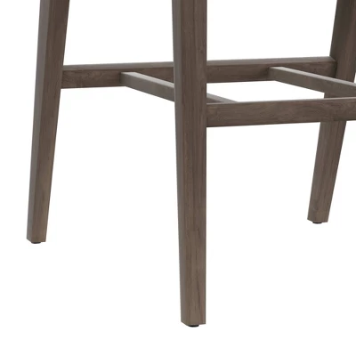 36" Snyder NonSwivel Barstool Aged Gray/Ecru - Hillsdale Furniture 10 36" Snyder NonSwivel Barstool Aged Gray/Ecru - Hillsdale Furniture - Image 8