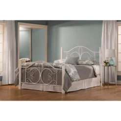 Queen Ruby Bed With Rails White - Hillsdale Furniture