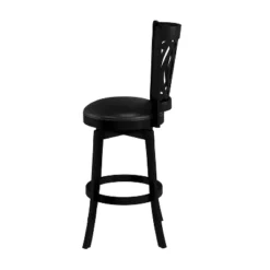 30" Van Draus Swivel Barstool Metal/Black - Hillsdale Furniture -Hillsdale Furniture GUEST 36a28672 9974 4b0b 8ac7 c1e9248eefcb