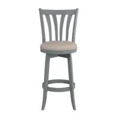 30" Savana Swivel Height Barstool Blue Wirebrush/Cream - Hillsdale Furniture -Hillsdale Furniture GUEST 36be4c5d 4595 4069 aab2 f397e3679274