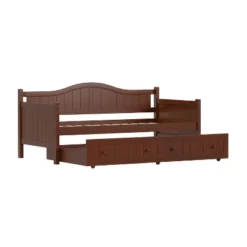 Staci Wood Daybed With Trundle Twin - Cherry - Hillsdale Furniture -Hillsdale Furniture GUEST 36c589dd 451a 47e4 a28e 5d6e57113ace