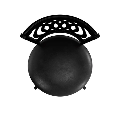 25" Van Draus Swivel Counter Height Barstool Metal/Black - Hillsdale Furniture 12 25" Van Draus Swivel Counter Height Barstool Metal/Black - Hillsdale Furniture - Image 10