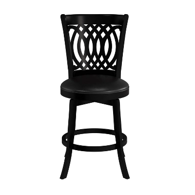 25" Van Draus Swivel Counter Height Barstool Metal/Black - Hillsdale Furniture 8 25" Van Draus Swivel Counter Height Barstool Metal/Black - Hillsdale Furniture - Image 6