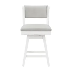 Clarion Wood And Upholstered Counter Height Swivel Stool Sea White - Hillsdale Furniture 13 Clarion Wood And Upholstered Counter Height Swivel Stool Sea White - Hillsdale Furniture -Hillsdale Furniture GUEST 391d9703 379b 4cff 8d25 fcd57a522a0d