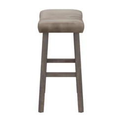 26" Saddle Wood Backless Counter Height Barstool Rustic Gray - Hillsdale Furniture 15 26" Saddle Wood Backless Counter Height Barstool Rustic Gray - Hillsdale Furniture -Hillsdale Furniture GUEST 3e8fa2d5 e416 44ac 80ad 726133ed99a1