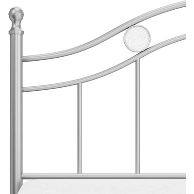 Full Vivian Metal Platform Bed Silver - Hillsdale Furniture 8 Full Vivian Metal Platform Bed Silver - Hillsdale Furniture - Image 6