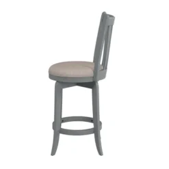 25.75" Savana Swivel Counter Height Barstool Blue (Wirebrush)/Cream - Hillsdale Furniture -Hillsdale Furniture GUEST 40b8953d 9e02 43e1 8c01 d817b0507d63