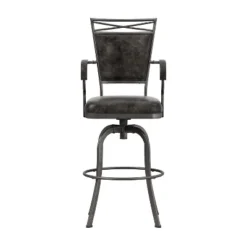 Bridgetown Metal Bar Height Swivel Stool Pewter - Hillsdale Furniture 14 Bridgetown Metal Bar Height Swivel Stool Pewter - Hillsdale Furniture -Hillsdale Furniture GUEST 41320345 7754 4543 8f88 96ebbc12dc2a