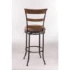 Charleston Swivel Ladder Back 26" Counter Height Barstool Metal/Tan - Hillsdale Furniture -Hillsdale Furniture GUEST 41f9ffbf 340d 49d0 89a8 d4ff93b3f28d
