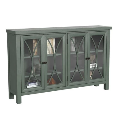 Bayside Four (4) Door Cabinet Robin Egg Blue - Hillsdale Furniture 14 Bayside Four (4) Door Cabinet Robin Egg Blue - Hillsdale Furniture - Image 12