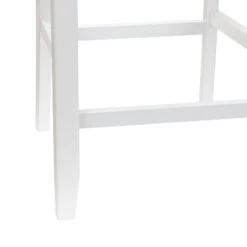 Warren Wood And Upholstered Counter Height Stool Sea White - Hillsdale Furniture -Hillsdale Furniture GUEST 47541cae fd0d 4a31 a60c 4a4e50f04e61