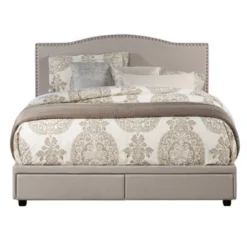 Kiley Upholstered Storage Bed Gray - Hillsdale Furniture -Hillsdale Furniture GUEST 47a4cde0 ecbe 4f21 8211 f2a5c11269fa