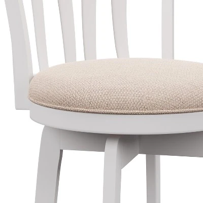 30" Savana Wood Bar Height Swivel Stool White - Hillsdale Furniture 11 30" Savana Wood Bar Height Swivel Stool White - Hillsdale Furniture - Image 9