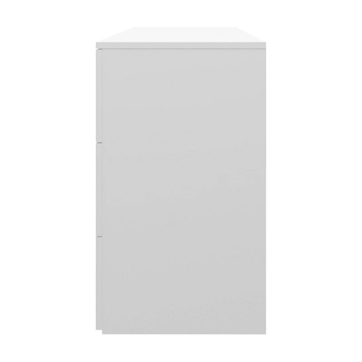 Delmar Wood 6 Drawer Dresser Matte White - Hillsdale Furniture 5 Delmar Wood 6 Drawer Dresser Matte White - Hillsdale Furniture - Image 3