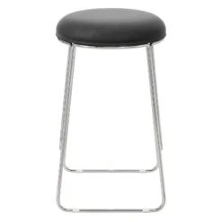 Southlake Backless Metal Counter Height Stool Chrome/Black Vinyl - Hillsdale Furniture 9 Southlake Backless Metal Counter Height Stool Chrome/Black Vinyl - Hillsdale Furniture -Hillsdale Furniture GUEST 4c8f3318 9903 4924 b6e3 88d4819405a6